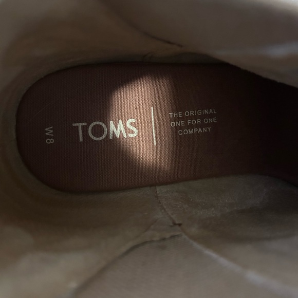 EUC Size 8 Toms Leopard Wedge Boots - Picture 5 of 5